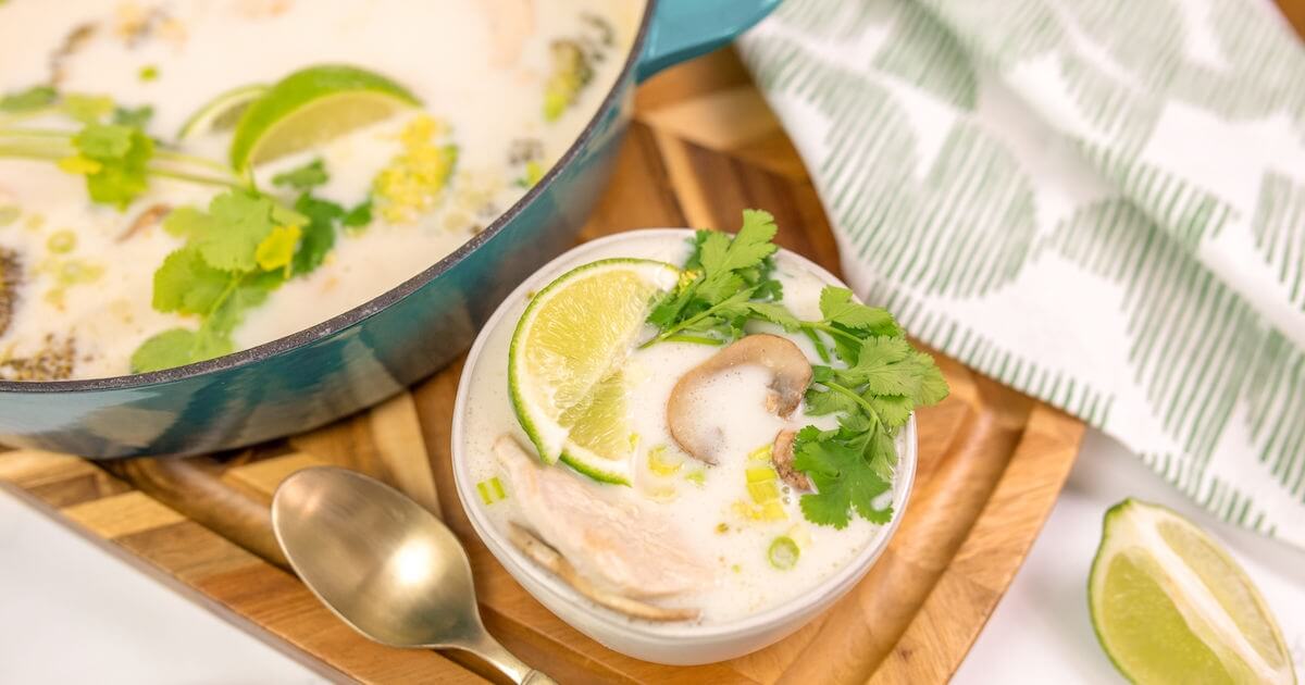 Tom Kha Gai Soup (Thai Coconut Soup)