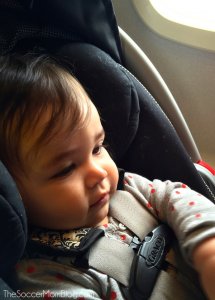 Flying with an infant isn't as difficult as you'd think, as long as you're prepared! My top five items to make airplane travel with a baby a breeze!