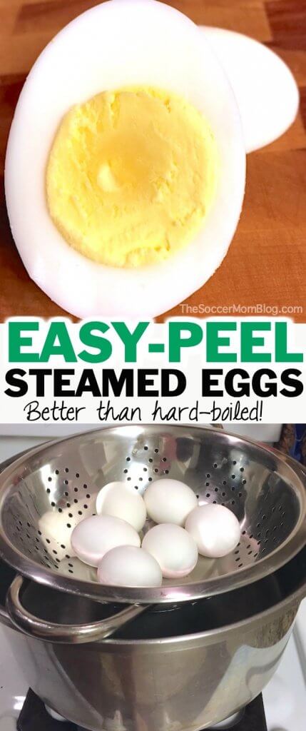 how to steam eggs, for perfect hard-boiled style eggs every single time! (and easier peeling!)