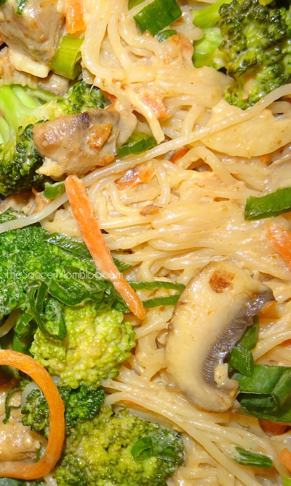 Creamy peanut noodles are the ultimate Thai comfort food! This is a simple, healthy recipe you can enjoy at home anytime.