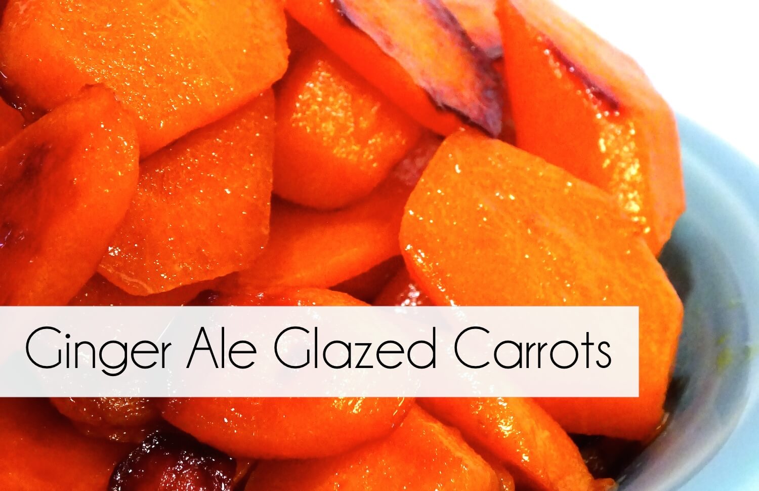 How to make amazing sweet & savory Glazed Carrots with only a can of ginger ale.