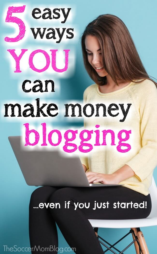 REAL tips to start making money blogging, even if you're not getting a million hits a month! 5 ways to set yourself up for success at the beginning.