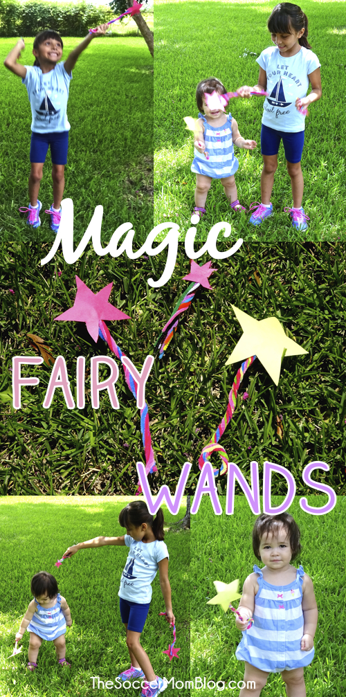 Magic Fairy Wands are an easy and beautiful kid's craft for hours of fun!