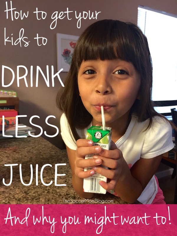Tips for getting your kids to drink less juice and make healthier choices - happily!