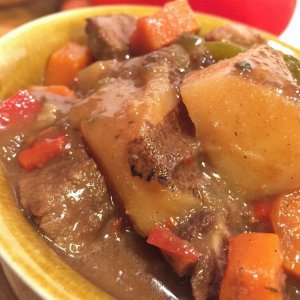 carne guisada beef stew with potatoes