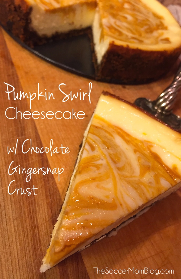 The most amazing cheesecake I've ever tasted -- everything about this recipe says Fall!