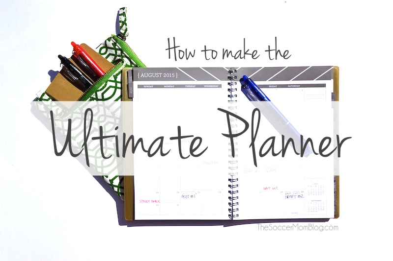calendar with text overlay "How to Make the Ultimate Planner"