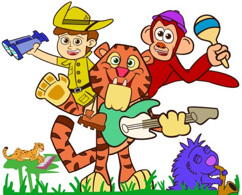 Jungle Jim wildlife learning music videos for kids