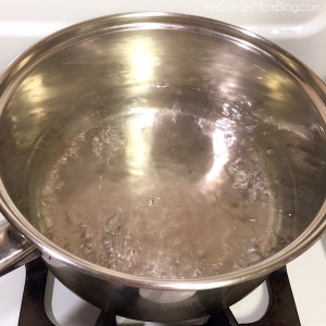 water boiling in pot