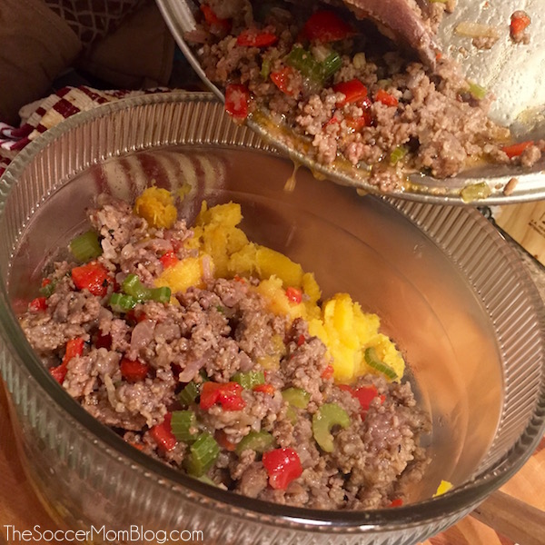 This is one of those recipes that just feels like Fall! Healthy, filling, and easy -- it would make a great Thanksgiving side dish!