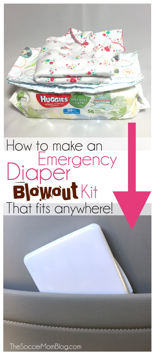 Diaper emergency? No problem! This handy Diaper Blowout Kit contains everything you need to clean up and fits just about anywhere!