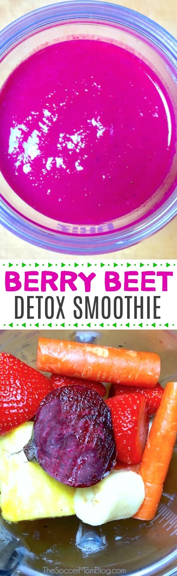 Packed with cleansing antioxidants, vitamins, and energy-boosting superfoods, this detox beet smoothie is one of my favorite ways to start the day! Oh, and it tastes absolutely delicious - fruity and smooth!