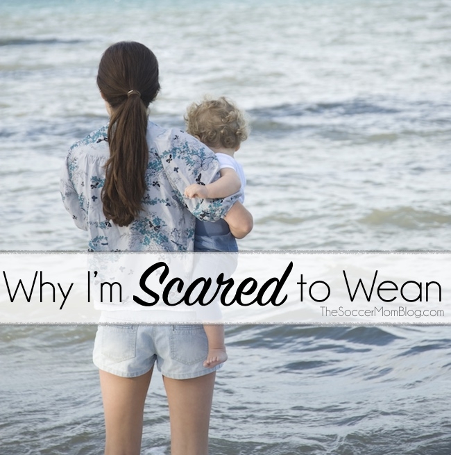 I've been looking forward to "reclaiming my boobs," but as the time grows nearer, I actually find myself scared to wean! Here's why: