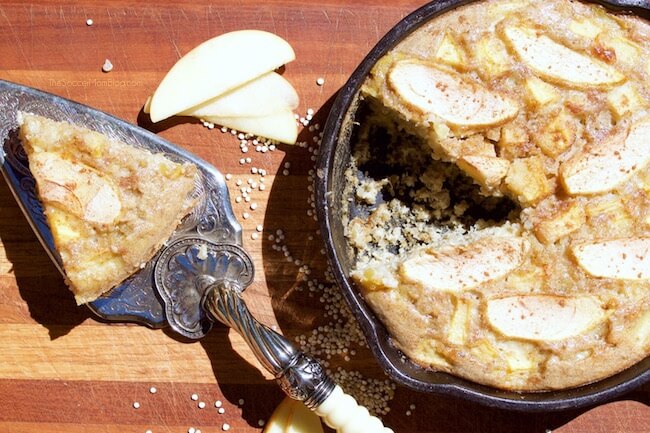 Gluten Free Apple Cake made with Quinoa - The Soccer Mom Blog