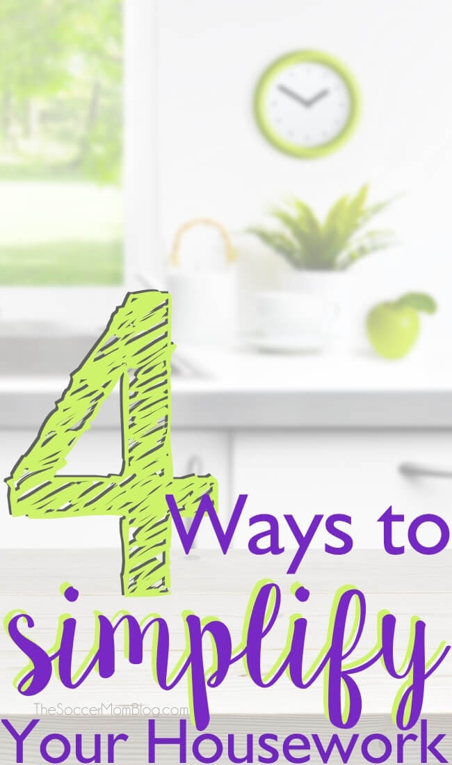 You CAN have a clean house with kids...without spending all day doing chores! Try these do-able tips to simplify housework so you can enjoy your home!