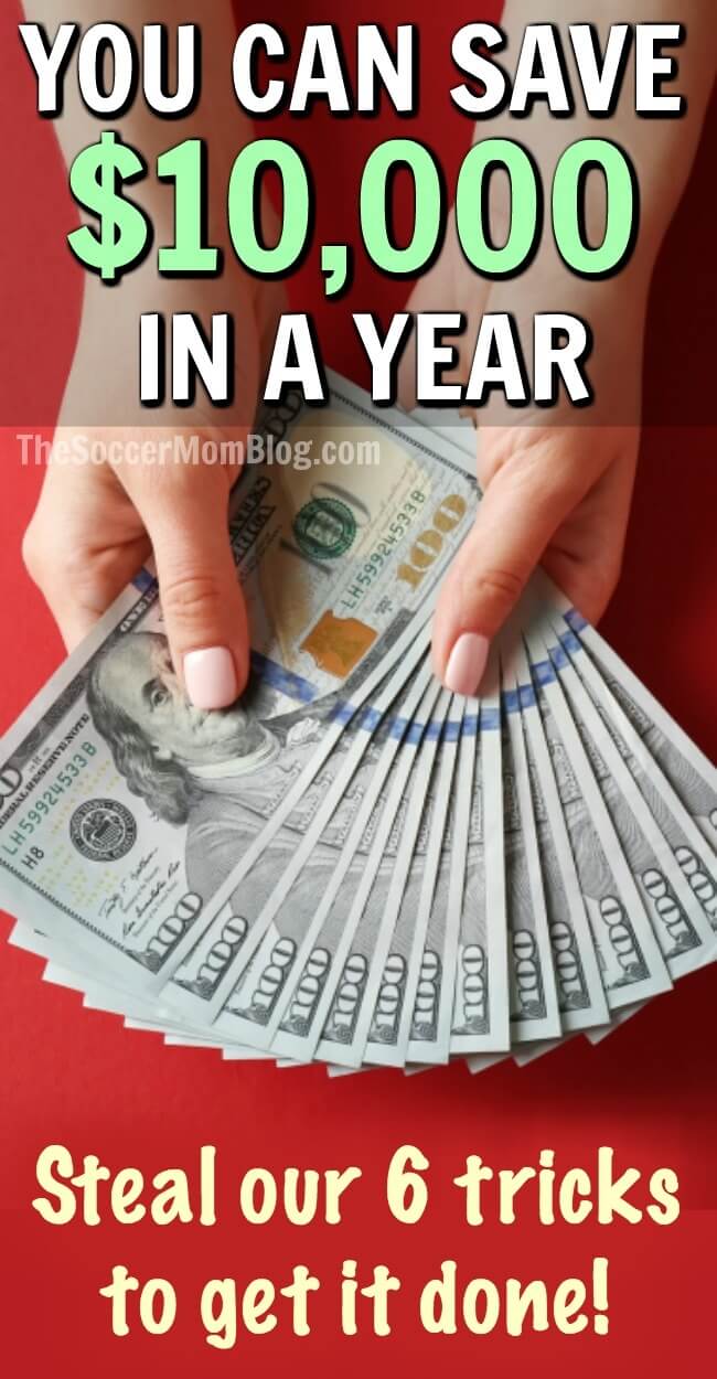 Yes, it IS possible, even on one income! The 6 steps we took to save $10,000 in one year (without feeling the pinch!) PLUS savings & budget plans from top family & finance bloggers to help you get started.