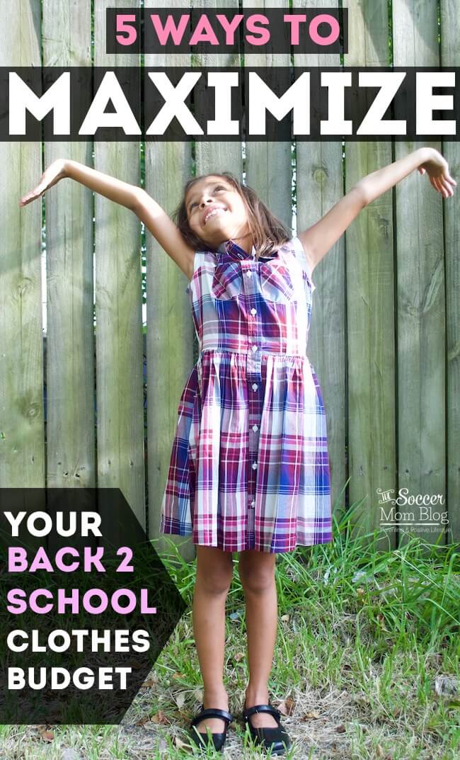 Fall clothing shopping for the kids doesn't have to break the bank! These 5 simple tips will help you get the most for your back to school clothes budget.