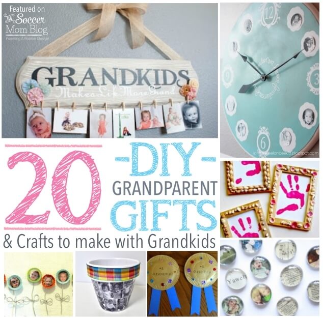 What do you give the person who already has everything they need? Finding meaningful grandparent gifts can be a challenge...so why not make them instead! These meaningful handmade crafts will be treasured forever!