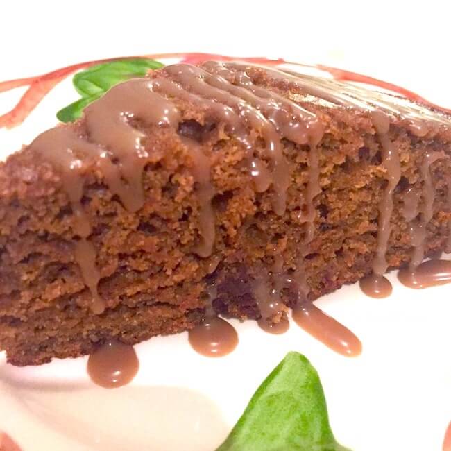 this gluten free spice cake is that it is so easy to make! Simply mix, pour, and bake!