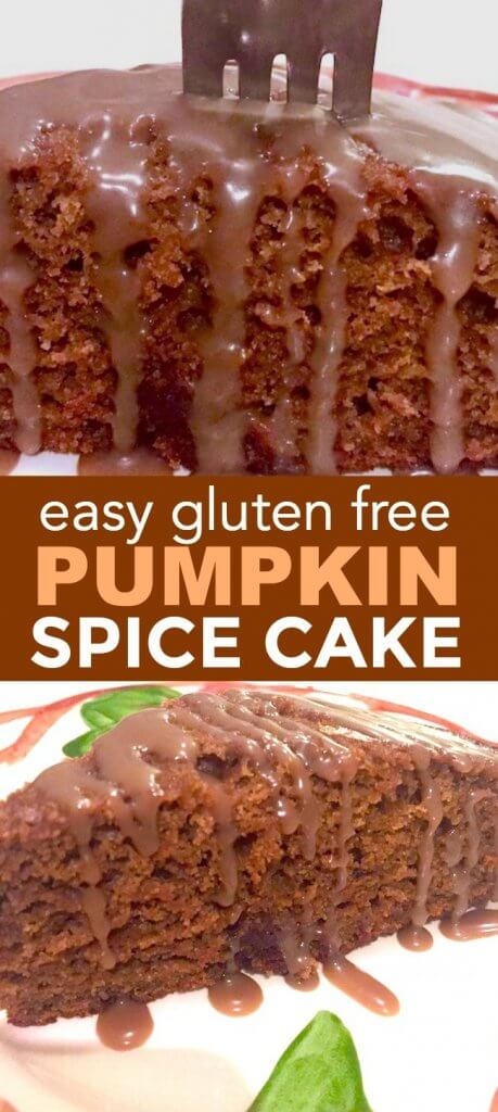 this gluten free spice cake is that it is so easy to make! Simply mix, pour, and bake!