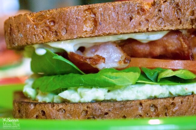 You'll never look at a regular sandwich the same again! This Creamy Crab Salad BLT is the perfect lunch recipe with a secret ingredient you've got to taste!
