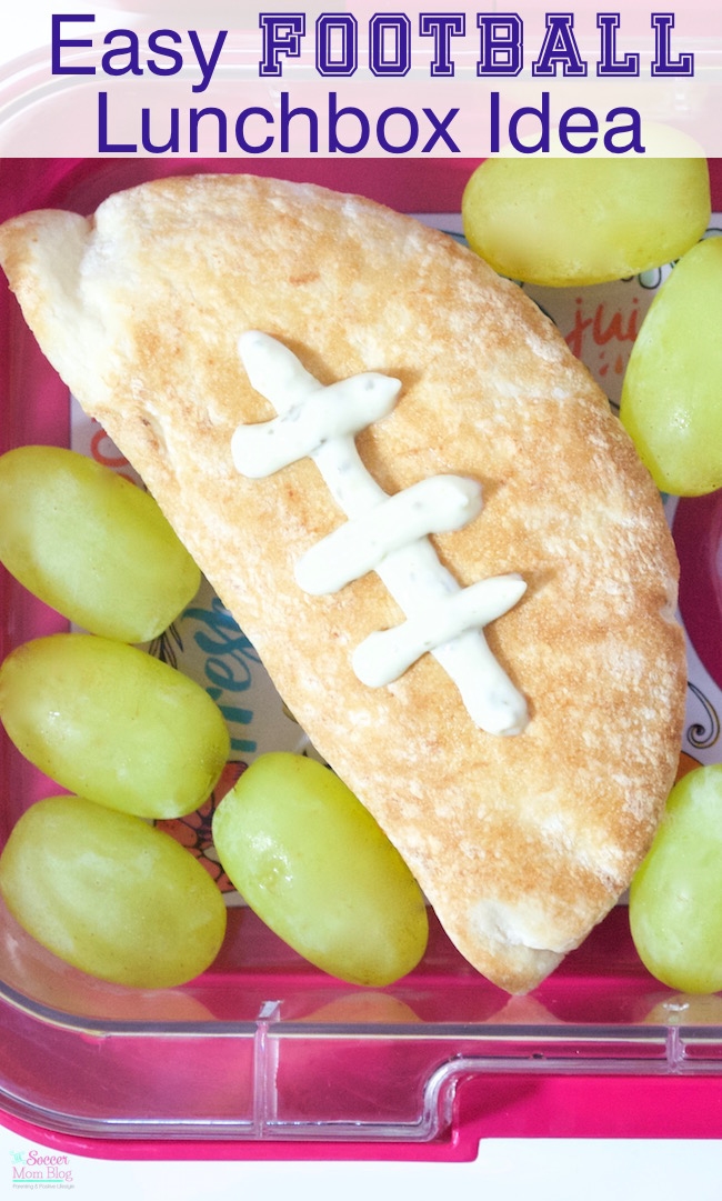 This is the EASIEST football appetizer you'll ever make! Perfect for game day and tailgate parties and the kids lunchbox too!
