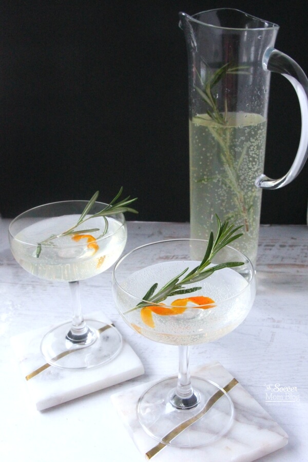 Move over Mimosas! This Rosemary Orange Vodka Spritzer is the new fizzy "IT" drink in town! A refreshing brunch or holiday cocktail with only 3 ingredients.
