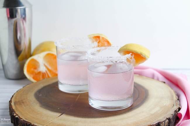 This gorgeous Sparkling Pink Paloma Cocktail Recipe will change the way you look at tequila! A festive drink perfect for brunch, parties, and holidays.