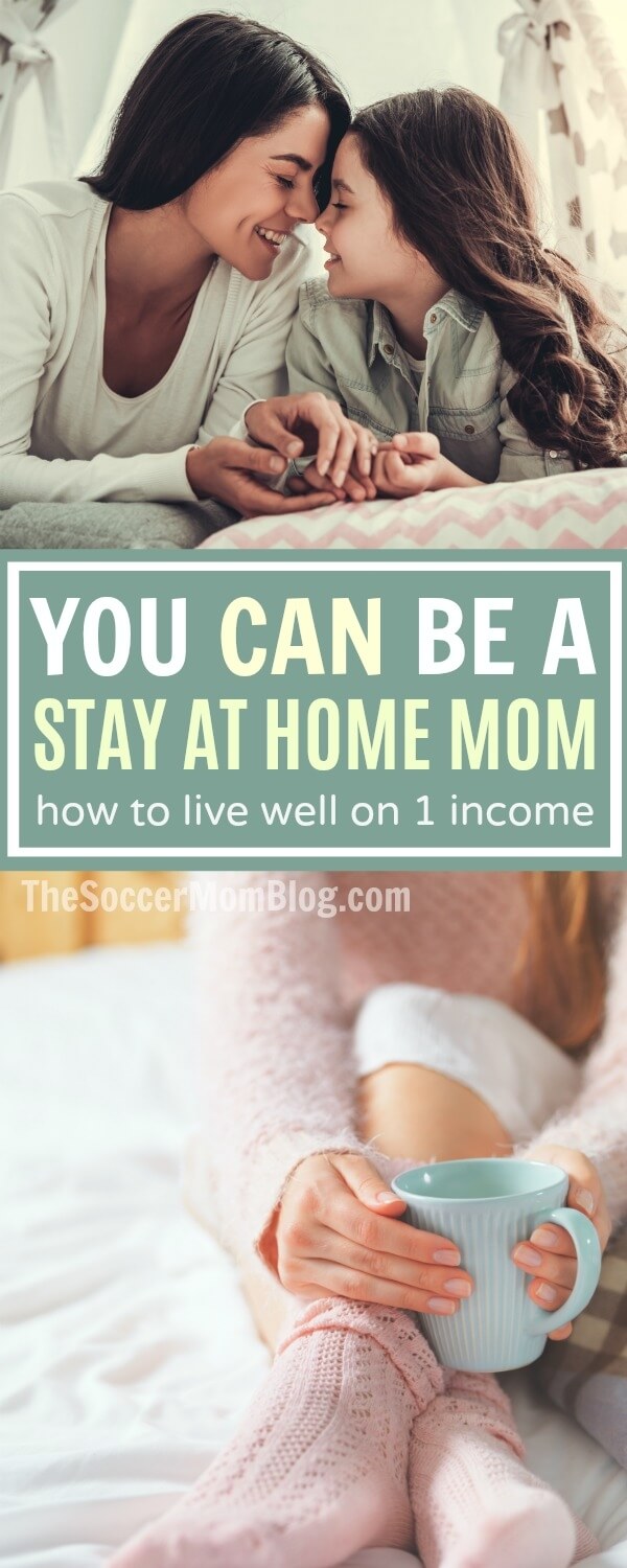 You CAN live well as a one income family! Start with these 4 actionable, do-able steps for a budget that works - plus 2 free printables!