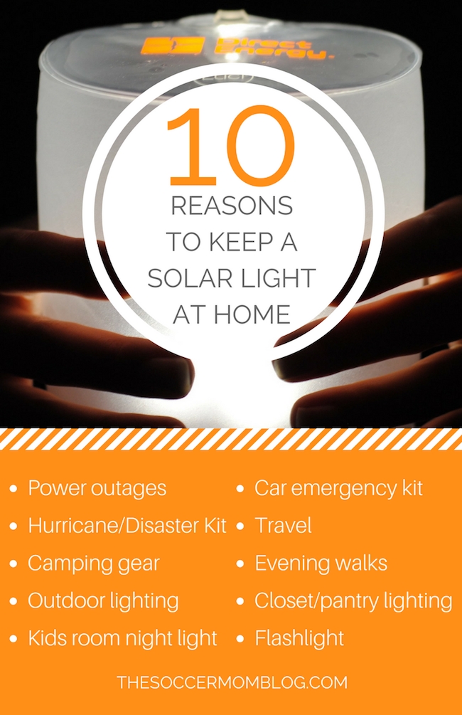 10 reasons why you should keep a solar powered light on hand at all times - plus how you can help send a solar lamp to help communities in need.