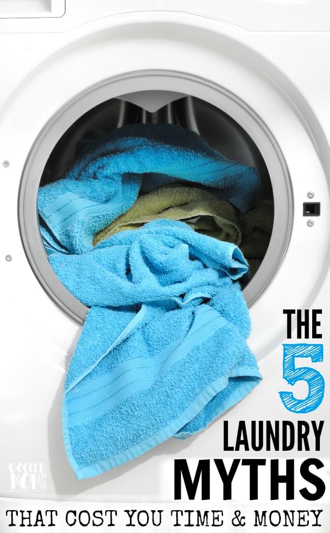 Does your washing machine clean itself? Does cold water clean as well as hot? 5 Laundry Myths BUSTED & the laundry products that will save you time & money!