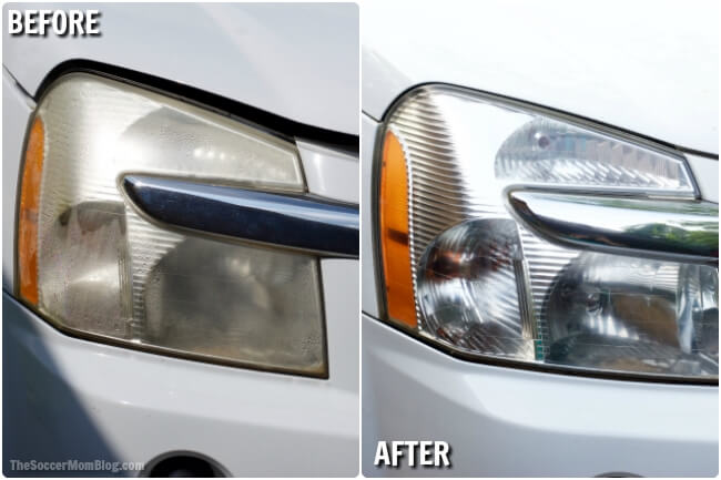 Dim or yellow headlights make it harder to see the road at night. Make your headlights brighter (and car safer) in minutes with this easy DIY guide.