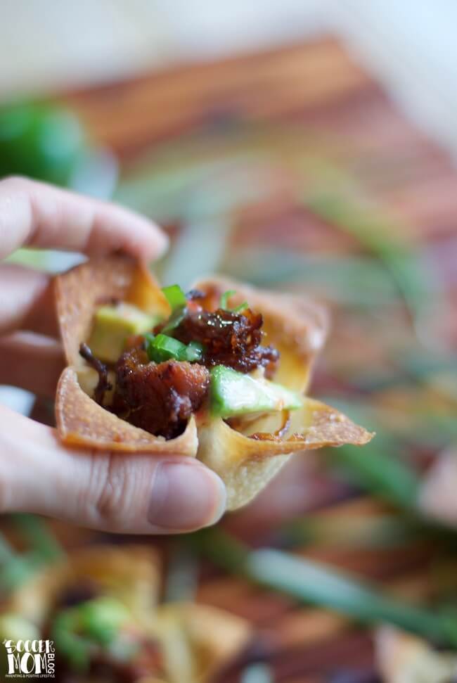 Switch it up from the "usual" barbecue this summer with these wildly flavorful Crispy Pork Belly Wonton Cups. Easy appetizer ready in 30 minutes or less!