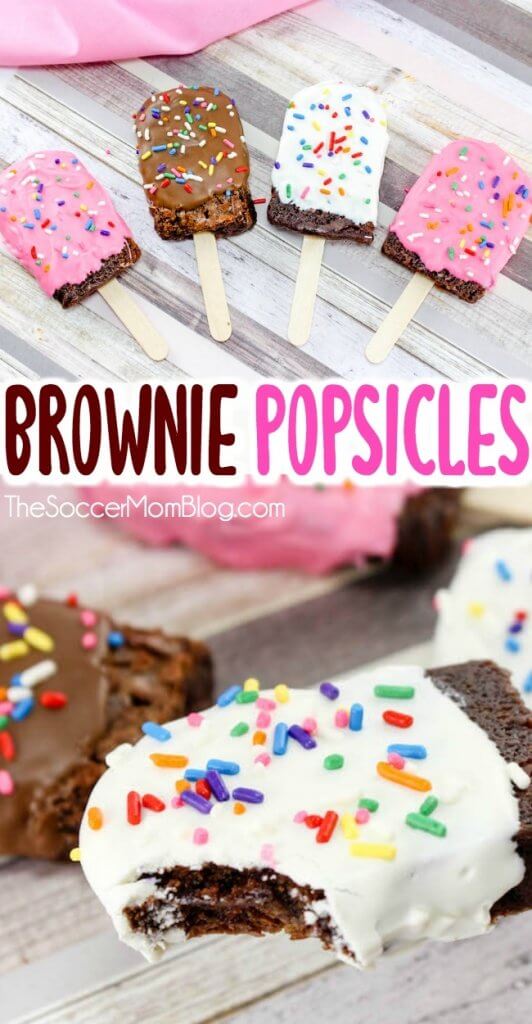As if rich, chewy brownies aren't amazing on their own — we've upped the awesome factor by dipping them in chocolate and putting them on a stick!  These brownie popsicles are a cute and easy treat that are guaranteed to WOW!