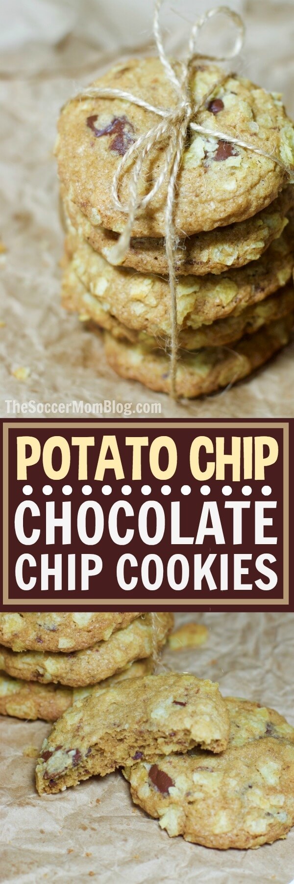 The perfect combination of sweet and salty in every bite — these Potato Chip Chocolate Chip Cookies are a WOW-worthy sweet treat for any occasion!