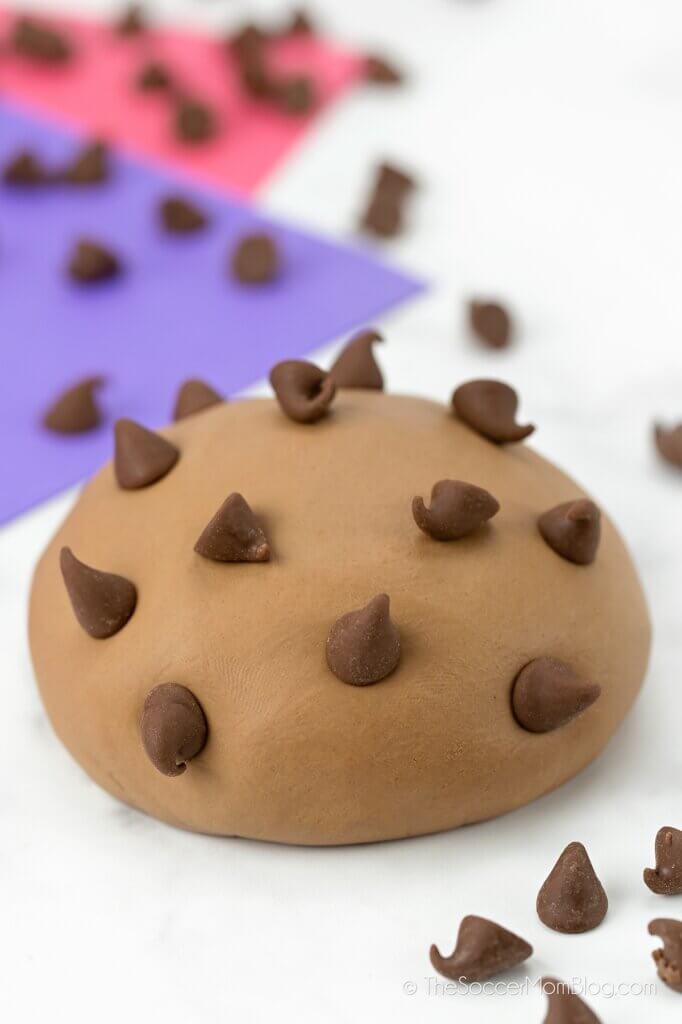 chocolate slime with chocolate chips