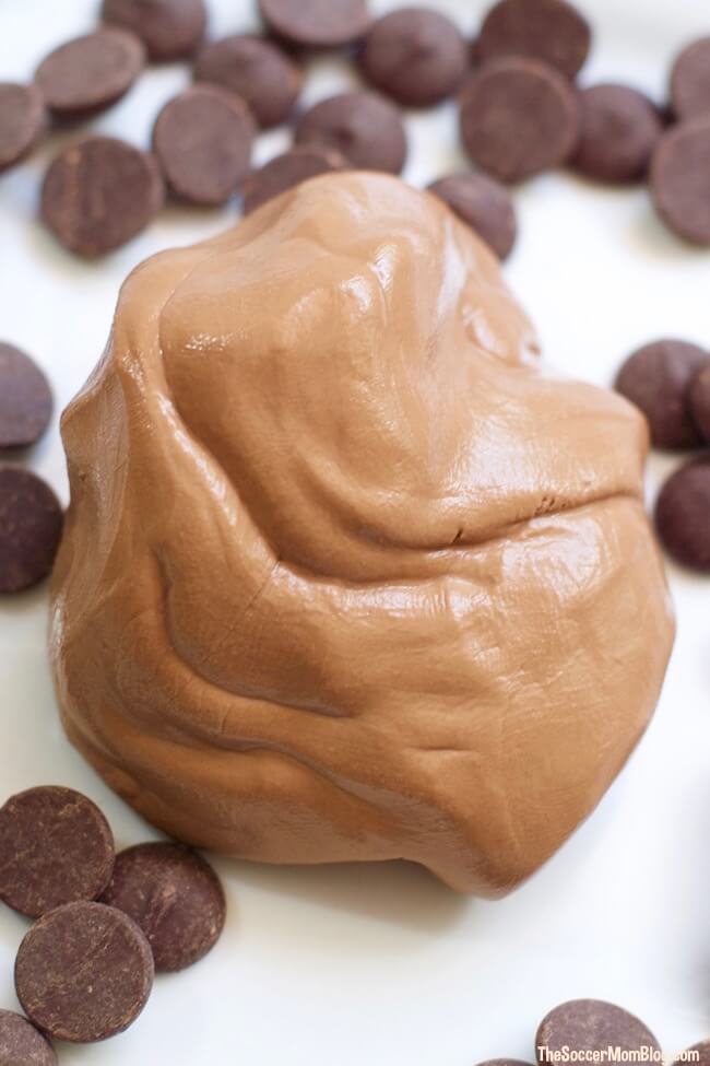 how to make edible chocolate slime for kids