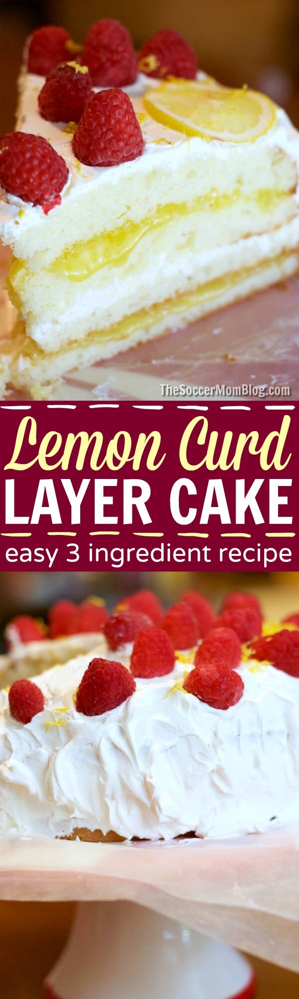 Step aside chocolate, this absolutely divine lemon curd layer cake is the new special favorite occasion dessert in town! SUPER easy (only 3 ingredients)