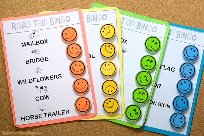 Keep your kids entertained for hours on car rides with this free printable Road Trip Bingo travel game! Plus more of our favorite road trip essentials!
