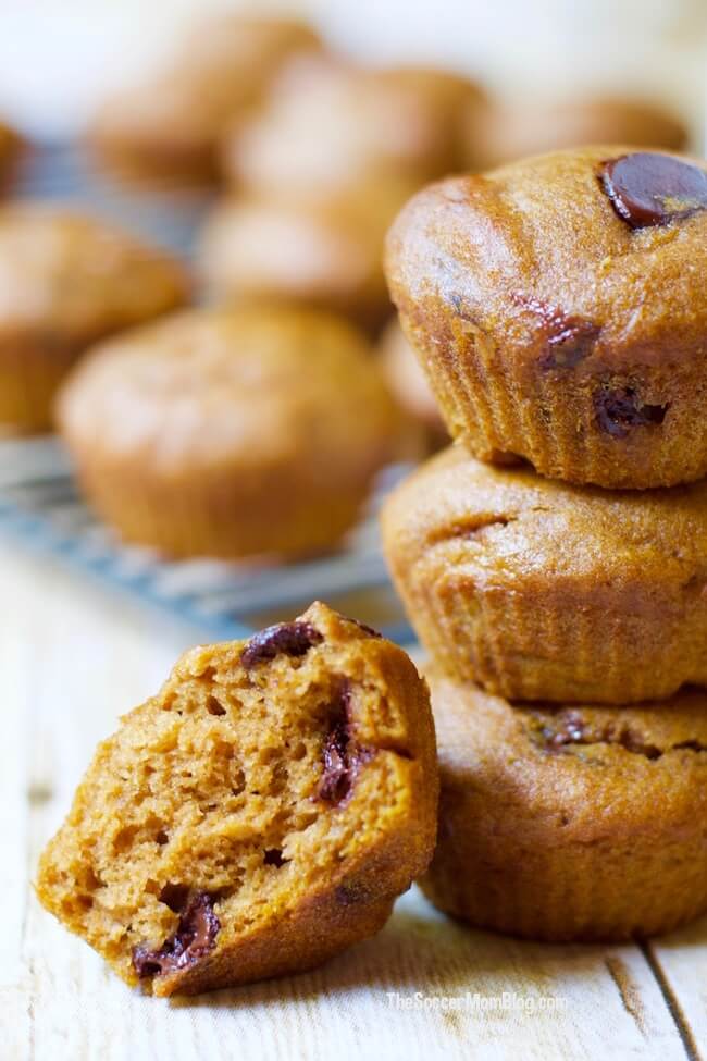 These Gluten Free Pumpkin Chocolate Chip Muffins not only taste amazing, they're surprisingly good for you too! Packed with fiber, vitamin A, potassium...