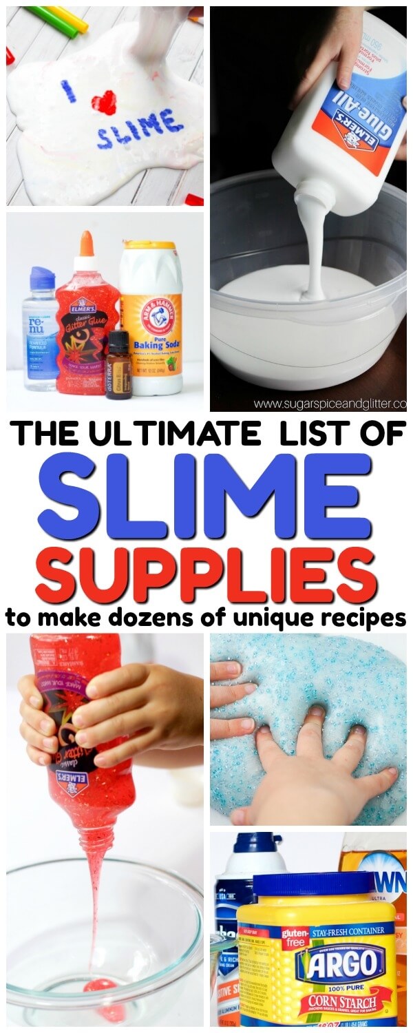 ultimate list of slime supplies