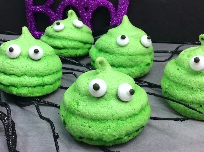 A slime recipe you're supposed to eat! These bright green monster slime cookies are a spooky Halloween party snack or anytime treat for slime fans.