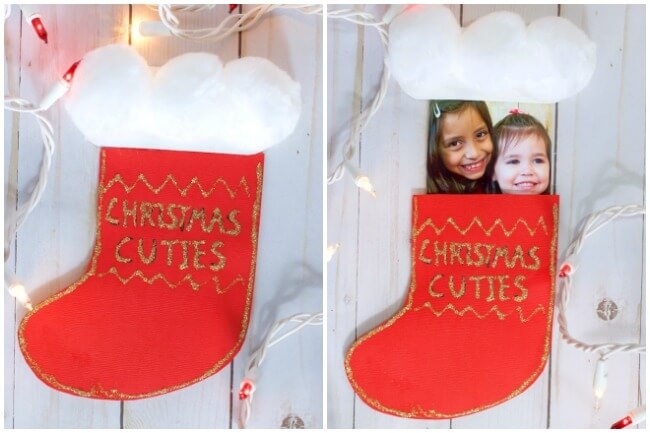 Guaranteed to spread Christmas cheer!! This Christmas Stocking Pop-Up Card is such a cute kid-made keepsake gift to make in the classroom or at home.