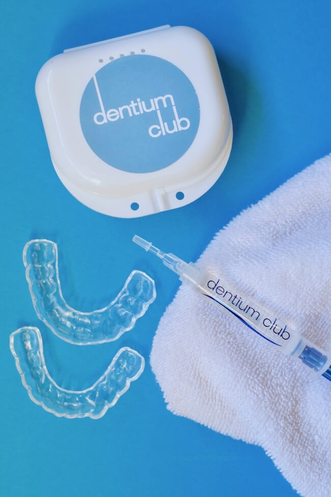 Whiten teeth at home with Dentium Club professional whitening gel