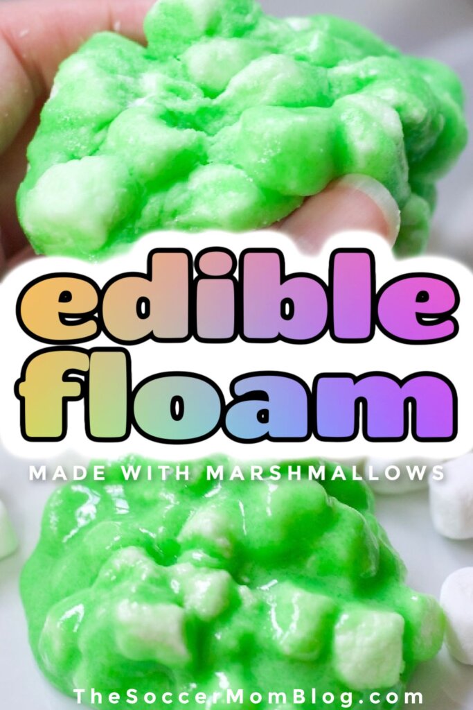 edible floam made with marshmallows