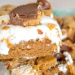 An irresistible combination of peanut butter, chocolate, and creamy marshmallow fluff — Reese's Fluffernutter Bars take the ooey-gooey dessert game to the next level!