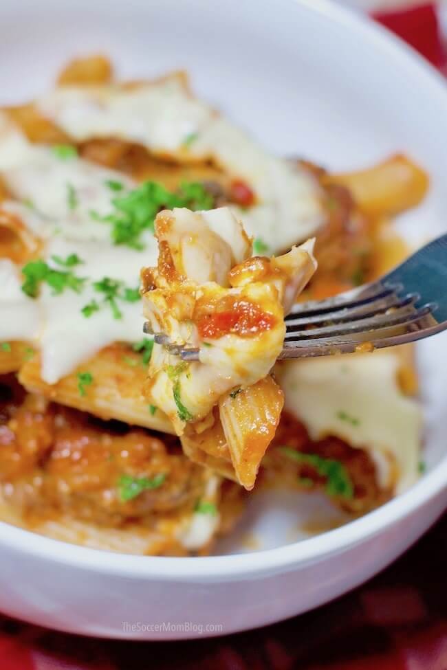 This gluten free baked ziti is so flavorful that you might like it even better than the "real thing!" Can be made dairy free too!