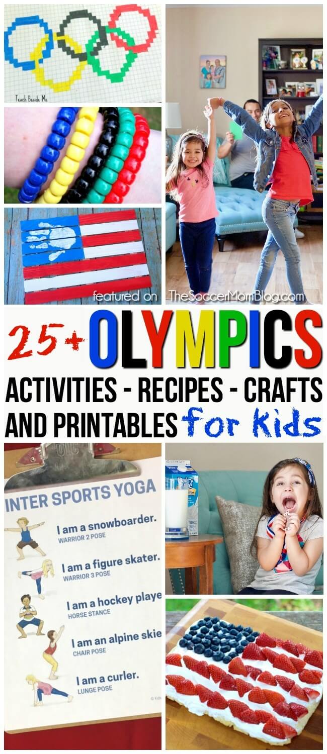 Celebrate the winter games with this diverse collection of Olympics activities for kids! Red, white, and blue party recipes; patriotic crafts; games; educational printables and more!