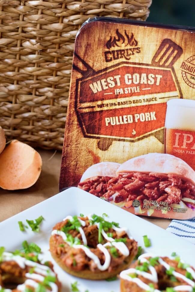 Curly's BBQ West Coast Style Pulled Pork in package