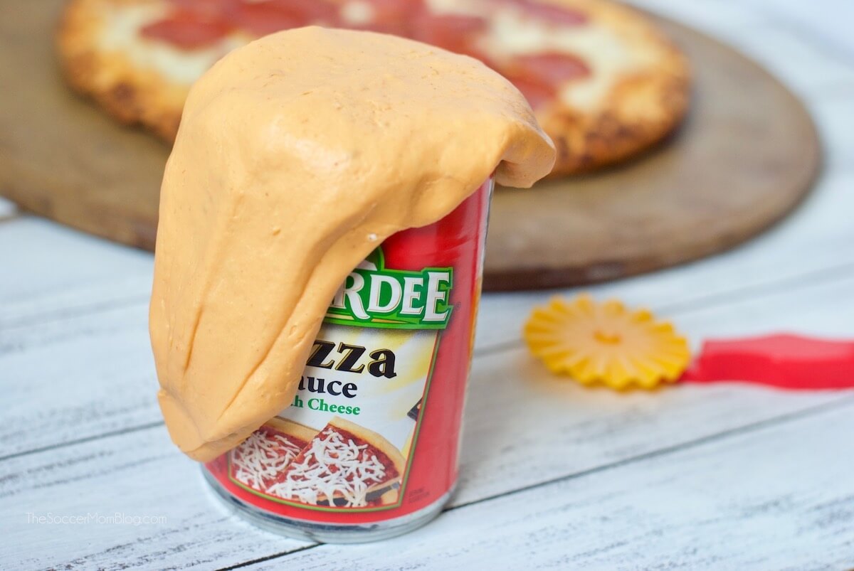 Pizza & Cheese Slime for Kids